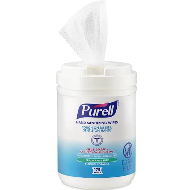 Purell Alcohol Hand Sanitizing Wipes