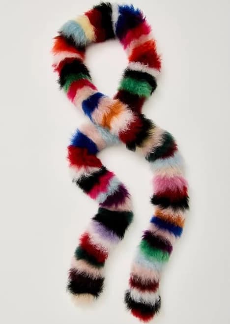Free People Charlotte Simone Rainbow Scarf