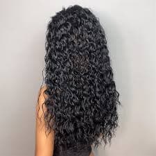 Amazon.com : mengli-99 Wigs for Women Curly Headband Wigs for Black Women Deep Water Wave Headband Synthetic Wigs Natural Black Heat Resistant Long Wigs for Daily Party Use Wig for Daily Party