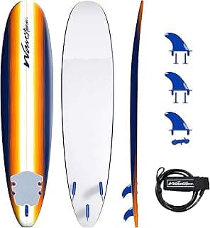 Surfboard - Foam Constructed with Accessories