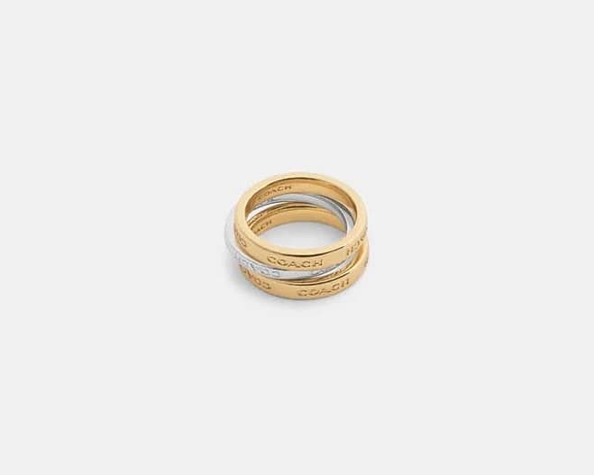 Coach Women's Triple Ring Set