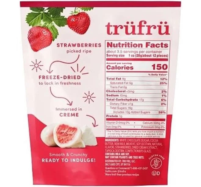 Tru Fru Hyper-Dried Grab Go Strawberries