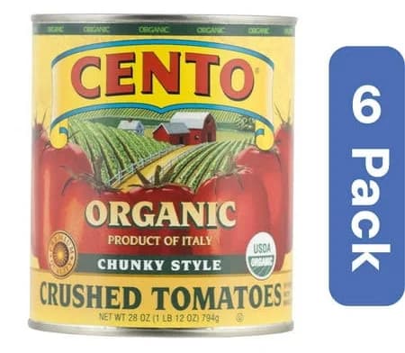 Cento Tomato Crushed Organic 28 oz Pac