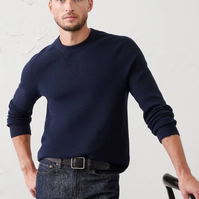 Men's Cloud Soft Ribbed Sweater