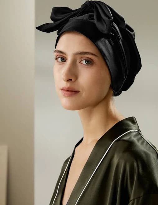 LILYSILK Womens Silk Bonnet Silk one