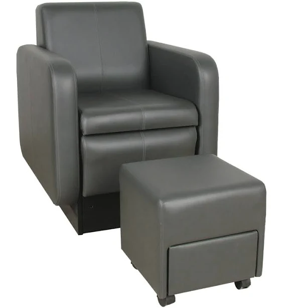 Collins Pedicure Spa Chair - Model 2555 Blush Club with Footsie Bath - Professional Salon & Spa Equipment