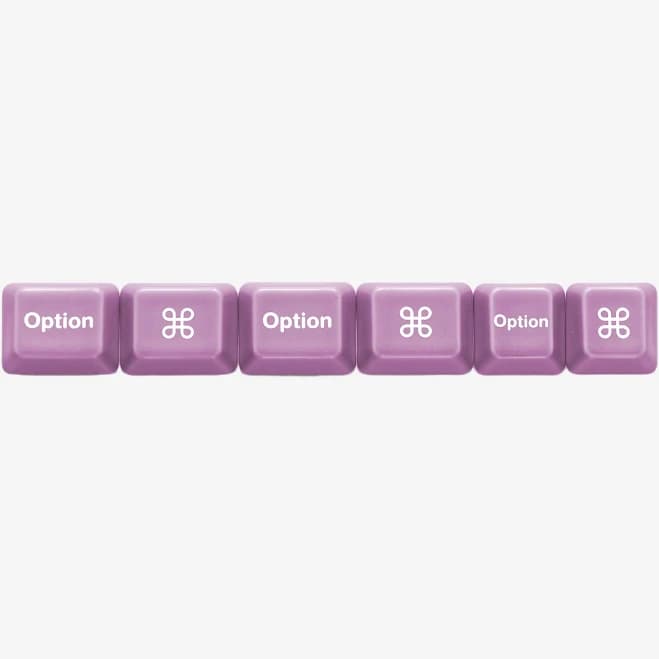 E Set-Mac Command and Option Keycaps