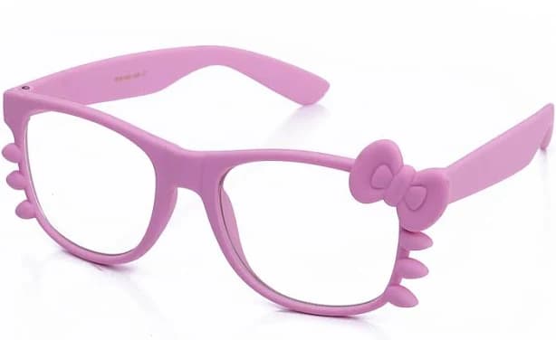 Clear Lens Glasses Hello Kitty Themed Cute Party Events Adorable Uv