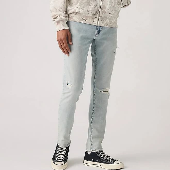 Levi's Men's 512 Slim Taper Distressed Jeans