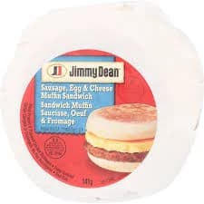 Jimmy Dean Sausage, Egg & Cheese Biscuit Sandwiches