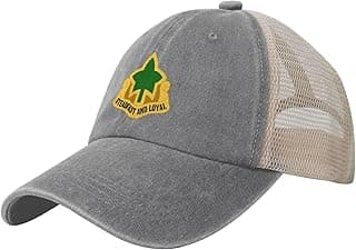 4Th Infantry Division DUI Baseball Cap for Men Women Hat Adjustable Vintage Cowboy Mesh Golf Dad Hats