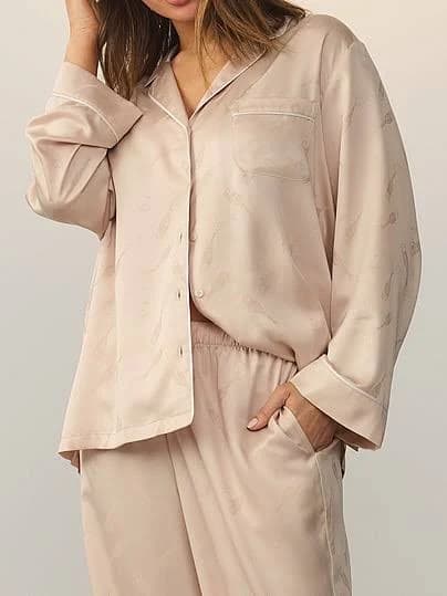 Victoria's Secret Women's Glazed Satin Pajama Set