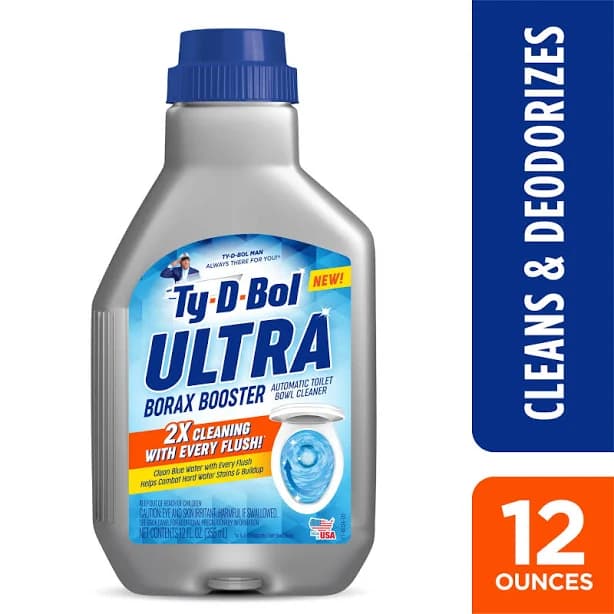 Ty-d-Bol Ultra Borax Booster Toilet Tank and Bowl Cleaner