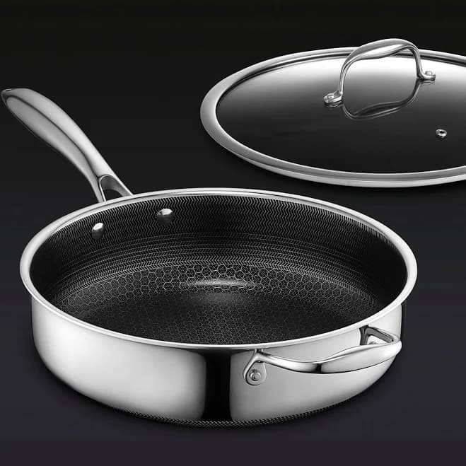 HexClad 3 Litre Hybrid Deep Sauté Pan