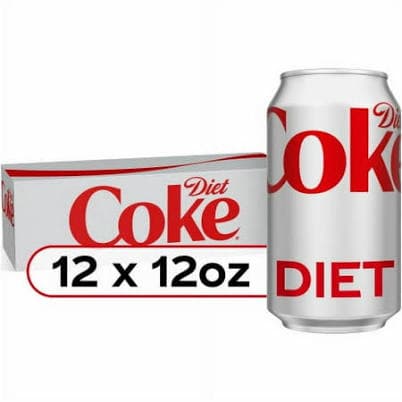 Diet Coke Diet Soda Cans 12 PK / 12 fl oz Pack of 2
