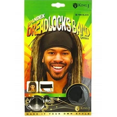 King.J Unisex Spandex Dreadlocks Band