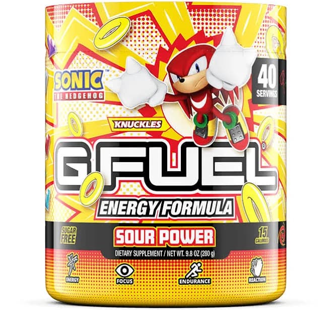 Knuckles' Sour Power Energy Drink
