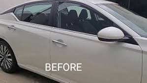Amazon.com - BOGAR TECH DESIGNS for Nissan Altima 2019-2026 Side Window Chrome Delete – Precut Vinyl Trim Overlay, Gloss Black Blackout Appearance