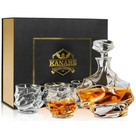 Kanars Whisky Decanter and Glasses Set