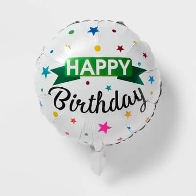 Spritz Happy Birthday Round Foil Balloon