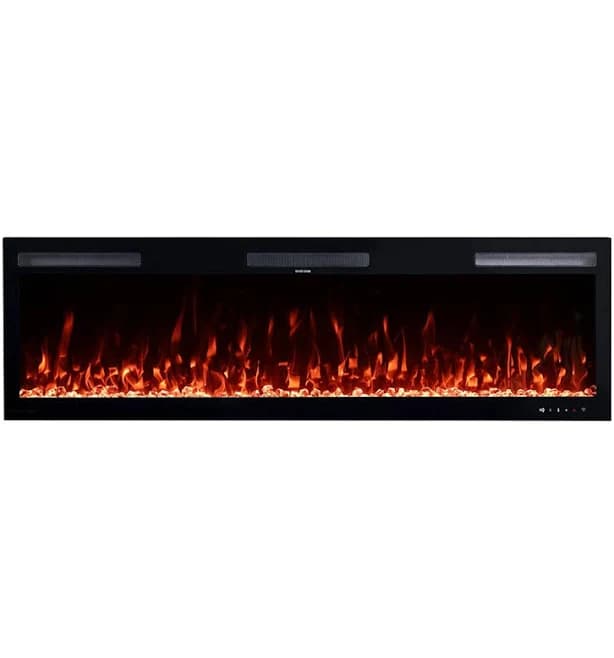 Modern Ember Vibrance 60-in Smart Linear Electric Fireplace