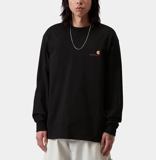 Carhartt WIP L/S Men American Script T-Shirt