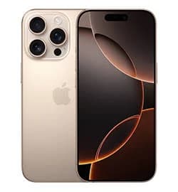 Apple iPhone 16 Pro - Desert Titanium - 512GB (with plan)