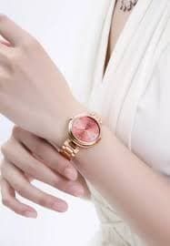 Buy NAVIFORCE Naviforce Pink Dial Gold Stainless Steel Strap Women Watch NF5030 RG/R 2026 Online | ZALORA