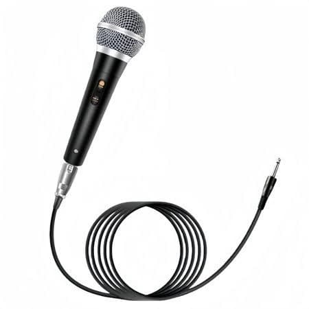 Fzeneast Professional Handheld Wired Dynamic Microphone, Black