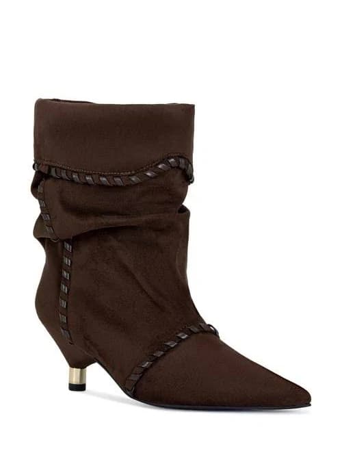 Azalea Wang Women's Wink Stiletto Kitten Heel Boots