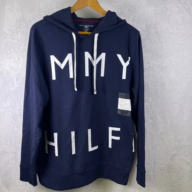 Tommy Hilfiger Men's Big Logo Fleece Hoodie