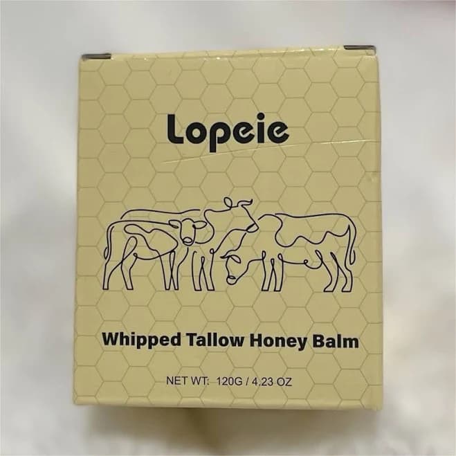 Lopeie Whipped Tallow Honey Balm Moisturizer 120g / 4.23 Oz Unisex
