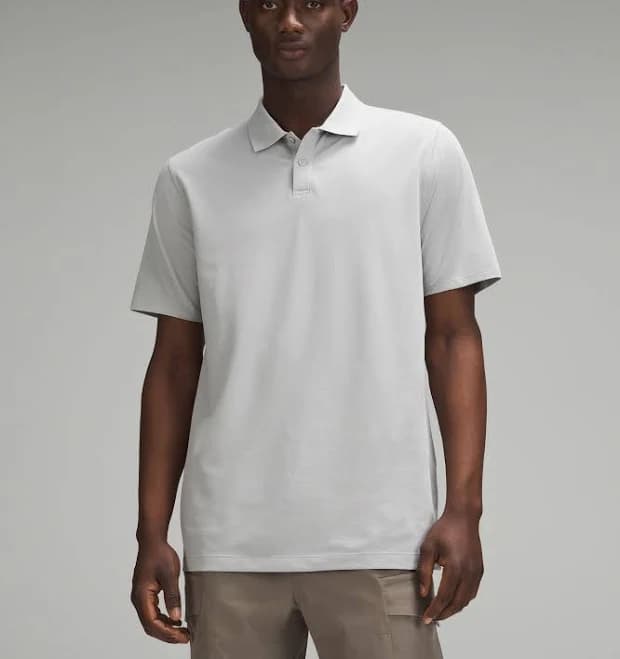 Lululemon Men's Pique Classic-Fit Short-Sleeve Polo Shirt