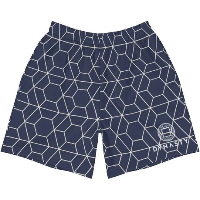 Dynasty Clothing Geometric Active Training Workout Shorts