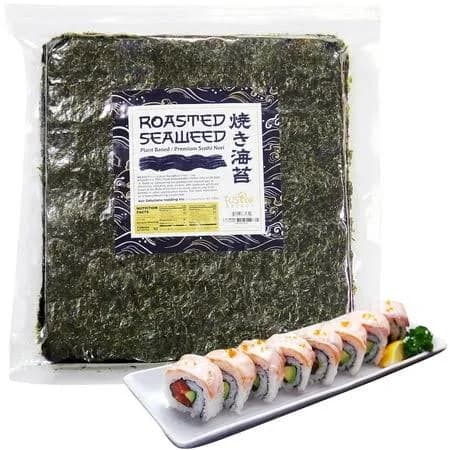 Fusion Select Roasted Seaweed Sheets for Sushi Rolls