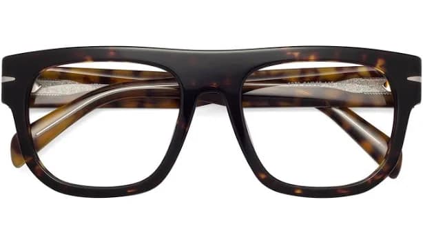 Black Thick Oversized Acetate Square Reading Glasses