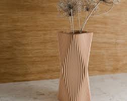 Matte Black "tide" Vase: Modern Minimalist 3D Printed Decor - Etsy