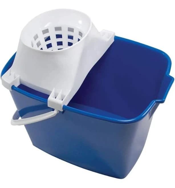 EmscoGroup Rectangular Mop Bucket with Mop Twister