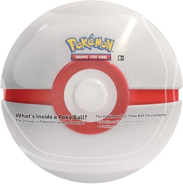 Pokemon Poke Ball Tin- Premier English Edition