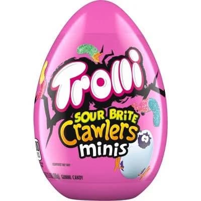 Trolli Sour Brite Crawlers Mini Candy-Filled Easter Egg