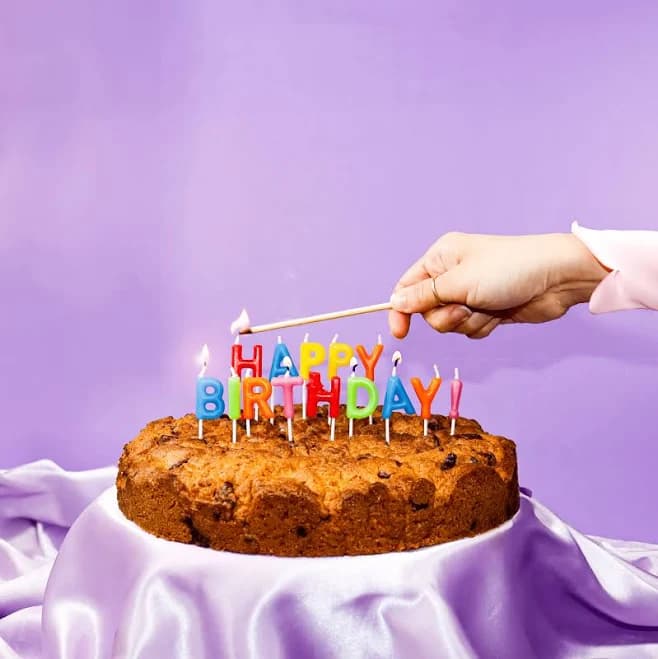 Birthday Cookie Cake with Cupcake Design (Chocolate Chip)
