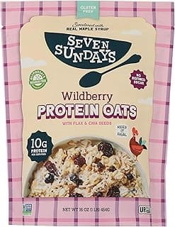 Protein Oats, Wildberry, 16 Oz Bag, Gluten Free, 10g Upcycled Protein, Enjoy Warm, Cool or as Overnight Oats
