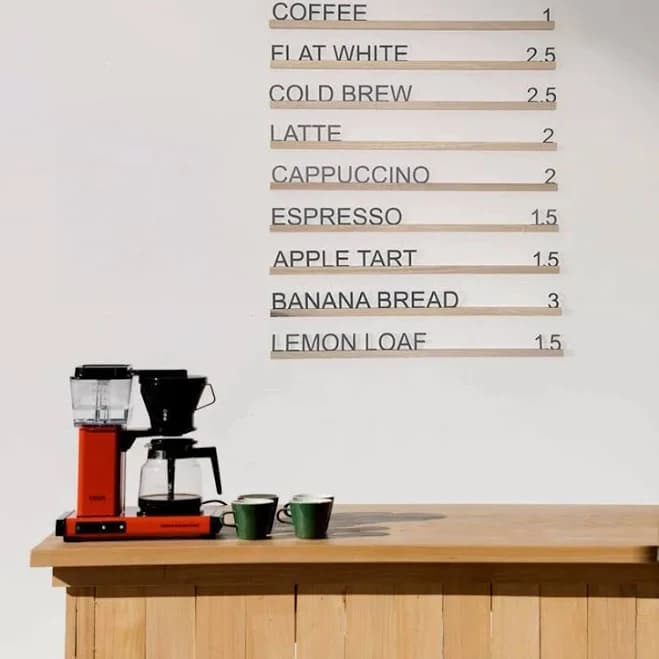 Custom Wall Menu Rails