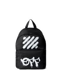 Diagoonal Spray Backpack in BLACK - WHITE for Men | Off-White™