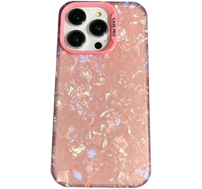 Marble Pattern Acrylic Back iPhone Case