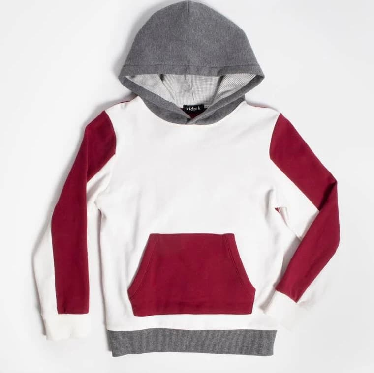 Kidpik Boys' Color Block Fleece Hoodie