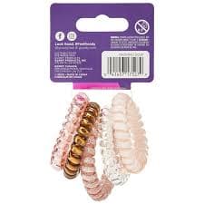 Goody Dentless Jelly Bands, Blush Color Ponytailers, Hair Ties, 5ct - Walmart.com