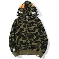 BAPE Army Green Hoodie