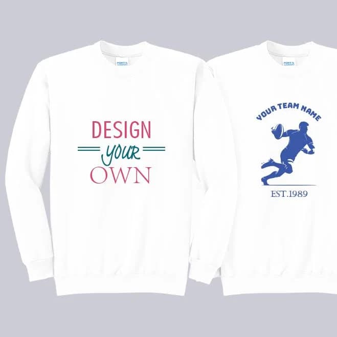 VivoPrint Personalized Fleece Crewneck Sweatshirt