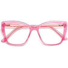 Amazon.com: SA106 Womens Gothic Mod Retro Cat Eye Plastic Reading Glasses Pink +1.5 : Health & Household